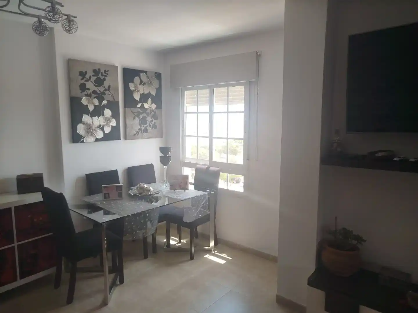 Dining room of Flat for sale in Vícar  with Air Conditioner, Furnished and Oven