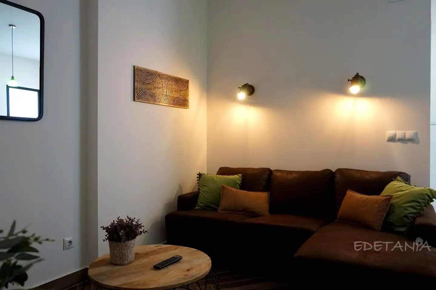 Living room of Apartments for rent in Alfara del Patriarca  with Air Conditioner, Heating and Furnished