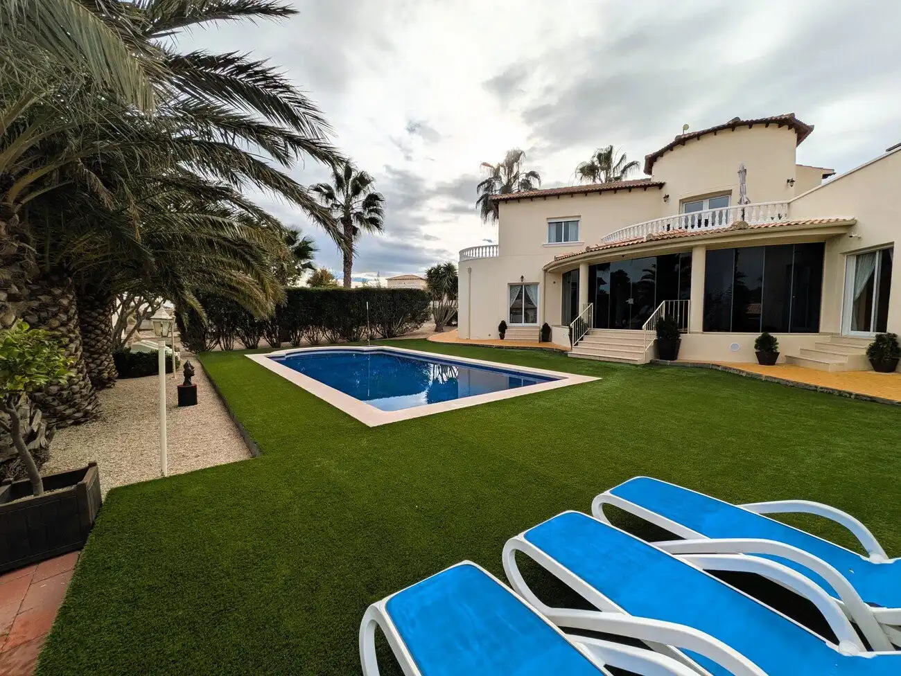 Swimming pool of Houses for sale in Campos del Río  with Heating, Private garden and Swimming Pool