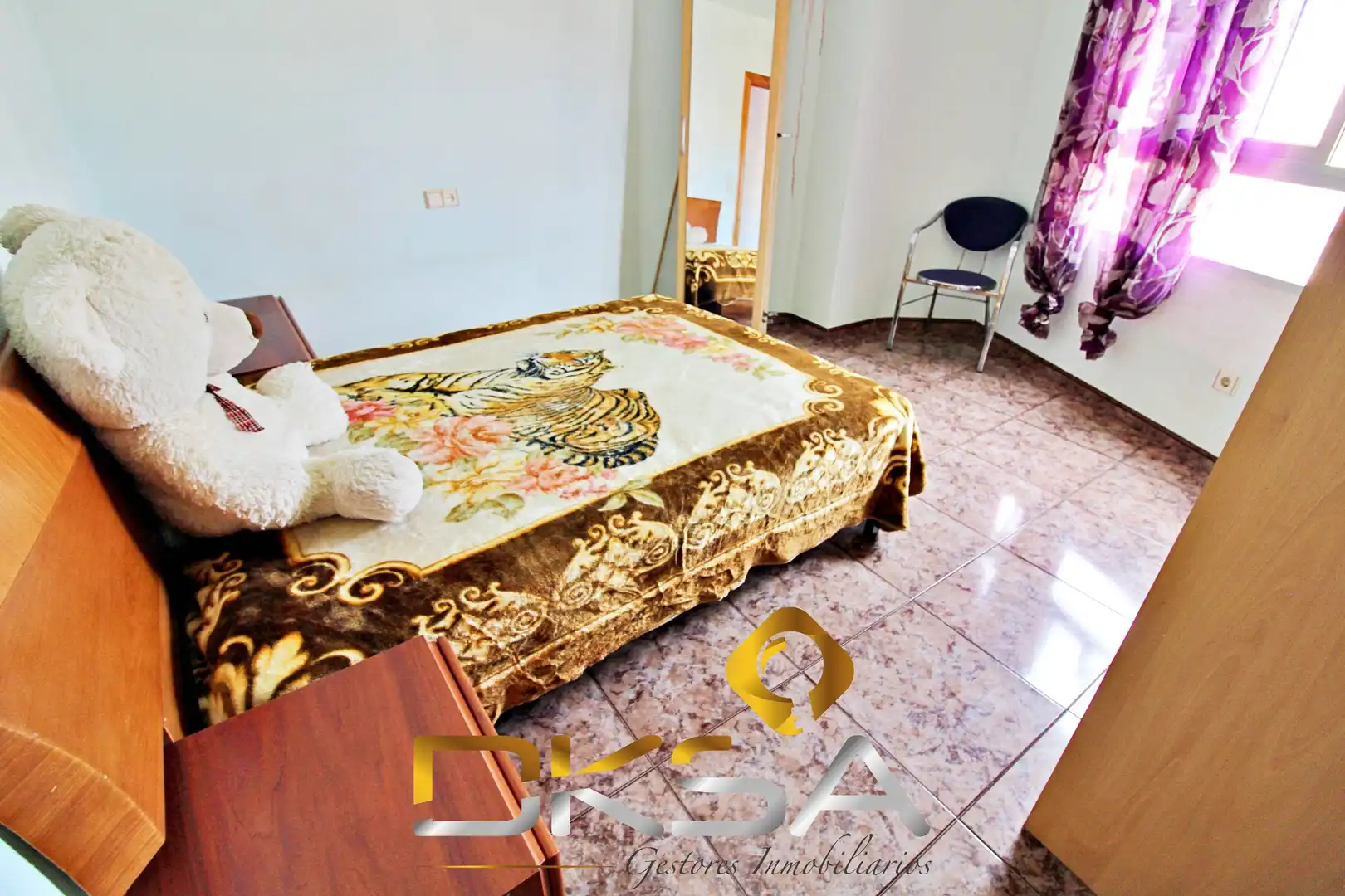 Schlafzimmer von Wohnung zum Verkauf in Almazora / Almassora mit Klimaanlage, Heizung und Terrasse
