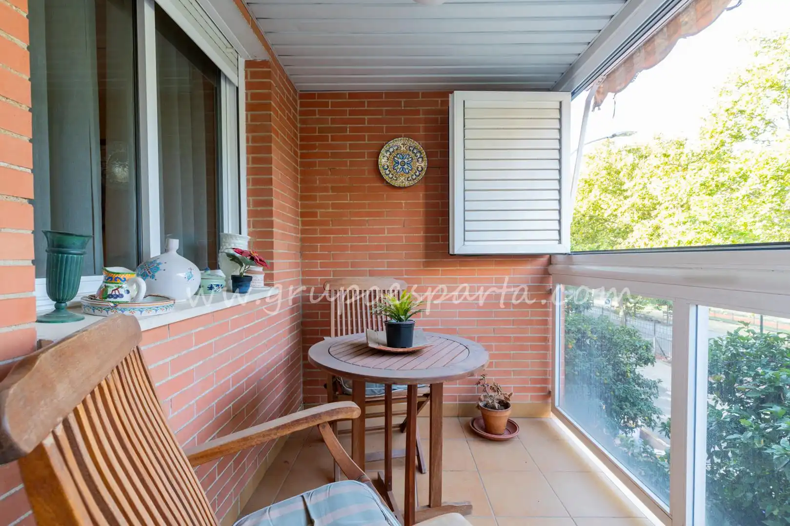 Balcony of Flat for sale in Sevilla  with Air Conditioner and Terrace
