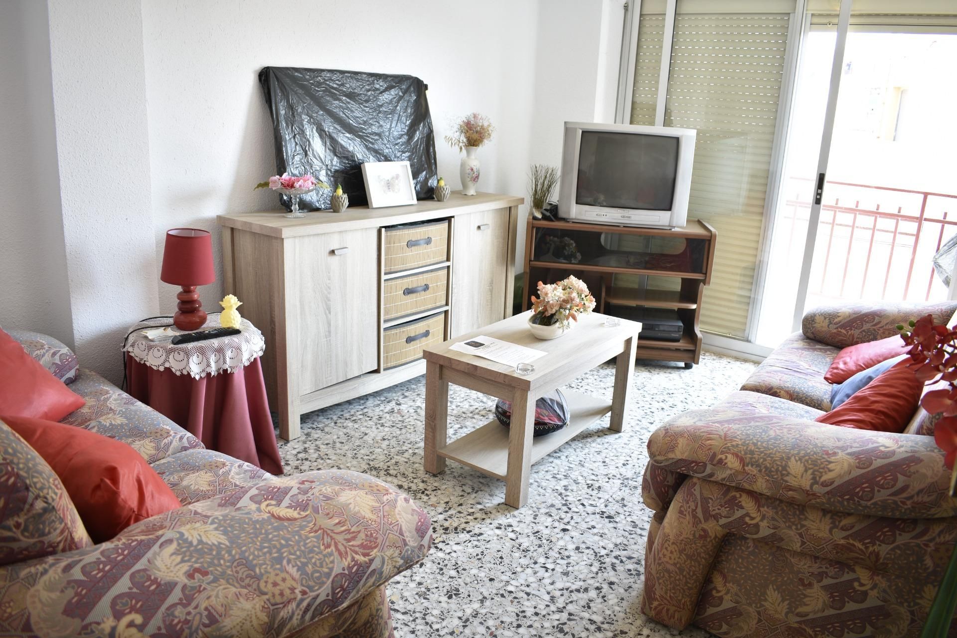 Living room of Flat for sale in Alicante / Alacant  with Terrace and Balcony