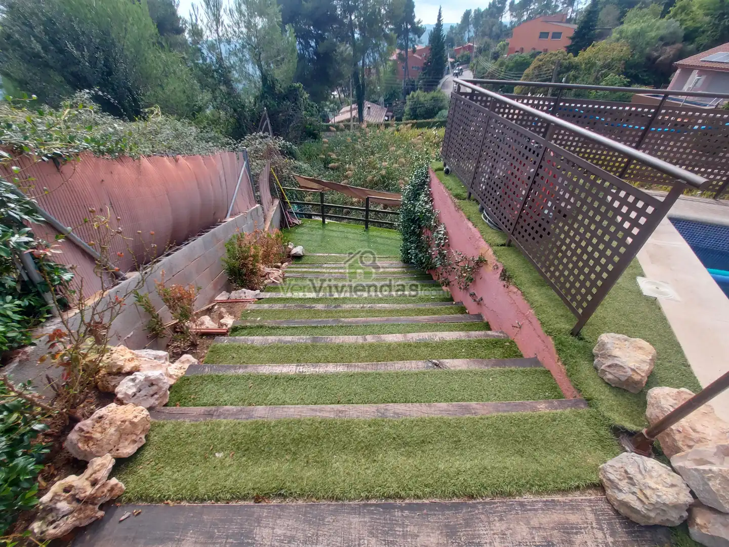 Jardí de Casa o xalet en venda en Corbera de Llobregat amb Aire condicionat, Calefacció i Jardí privat