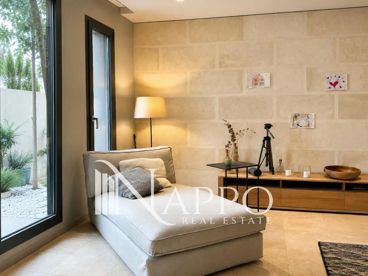 Sala d'estar de Casa o xalet en venda en Calvià amb Aire condicionat, Calefacció i Terrassa