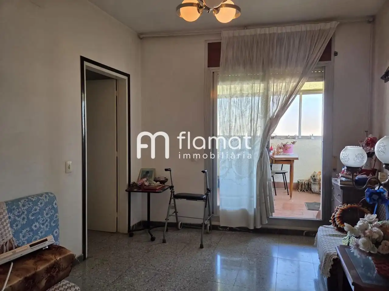 Sala de estar de Dúplex en venta en Badalona con Terraza