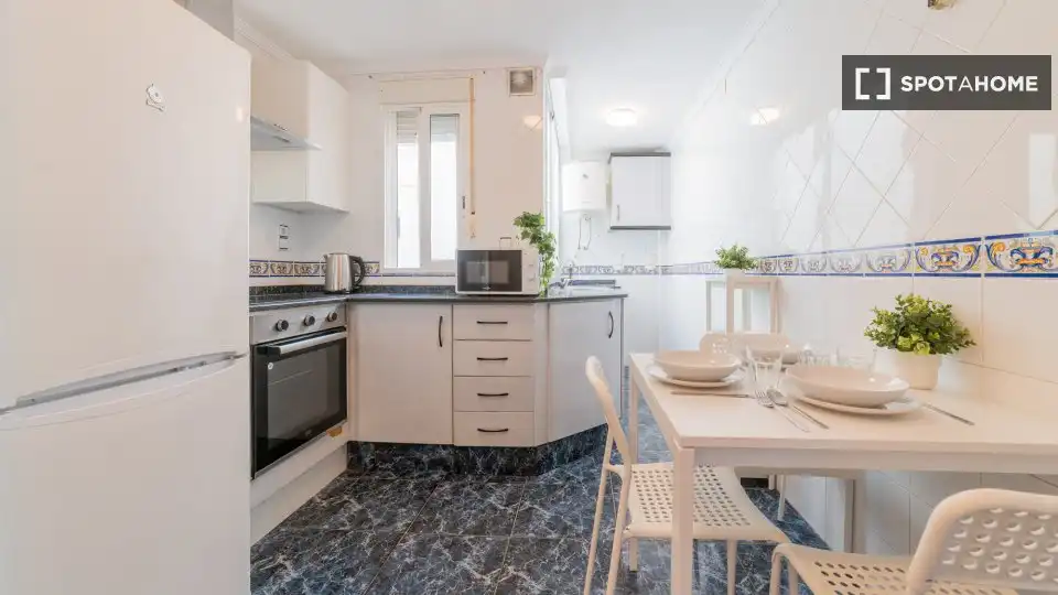 Cocina de Piso para compartir en Massamagrell con Aire acondicionado, Calefacción y Amueblado