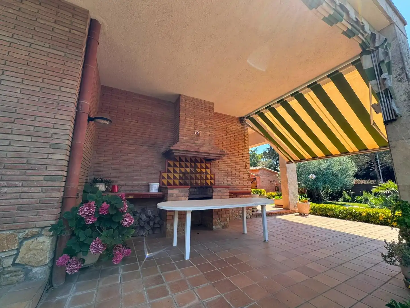 Terraza de Casa o chalet en venta en Santa Maria de Palautordera con Aire acondicionado, Calefacción y Jardín privado
