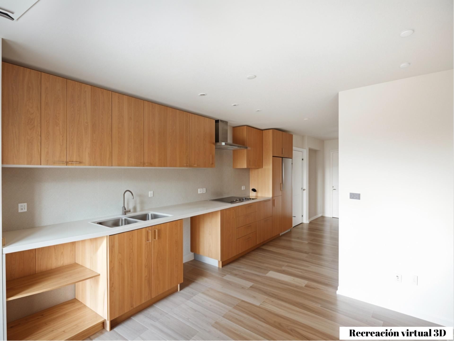 Kitchen of Flat for sale in Gandia  with Air Conditioner and Heating