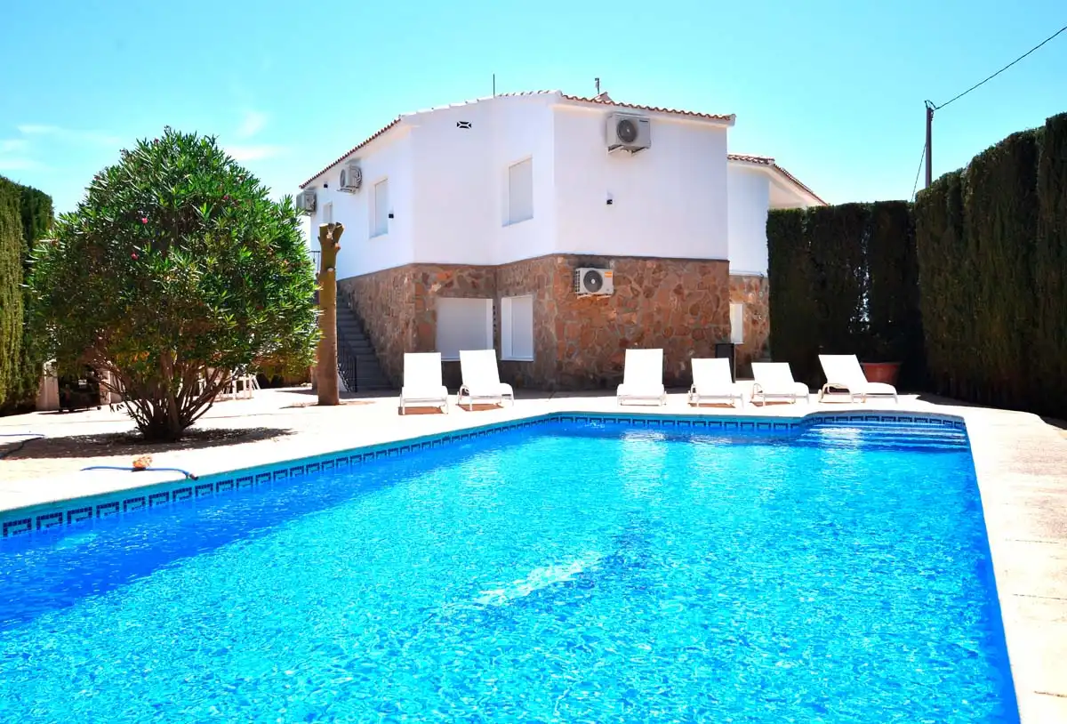 Piscina de Casa o chalet en venta en Calpe / Calp con Aire acondicionado, Jardín privado y Terraza