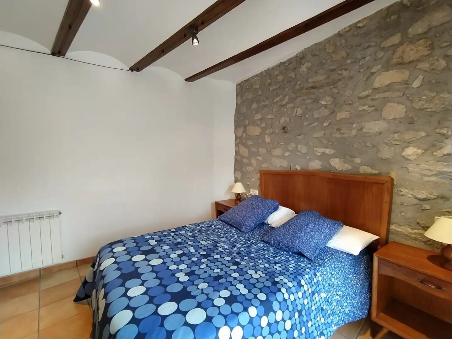 Schlafzimmer von Wohnungen zur Miete in Montellà i Martinet mit Heizung, Terrasse und Möbliert