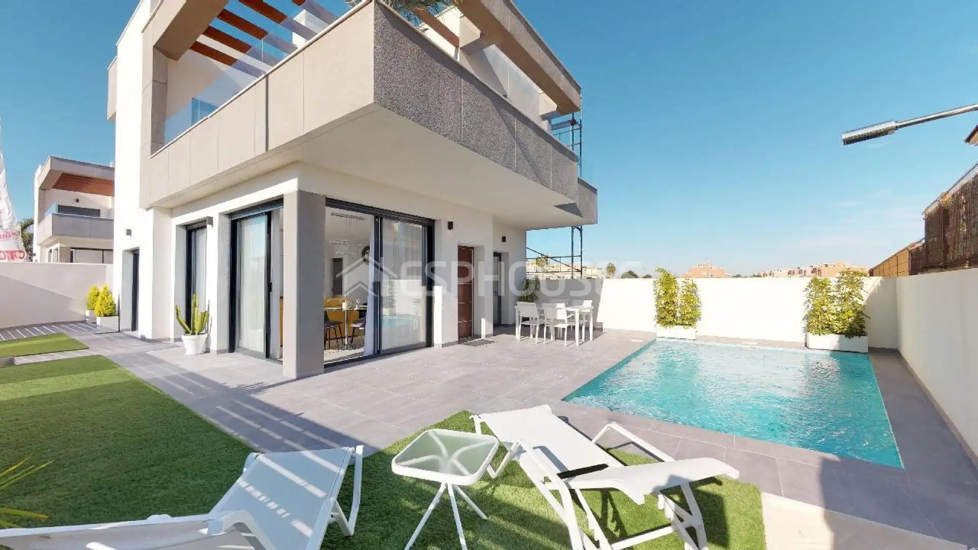 Casa amb terrassa en venda a Los Montesinos