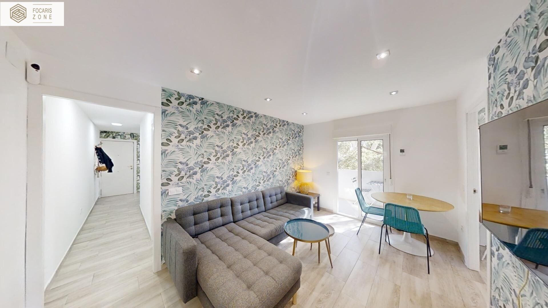 Living room of Flat to share in Málaga Capital  with Terrace and Balcony