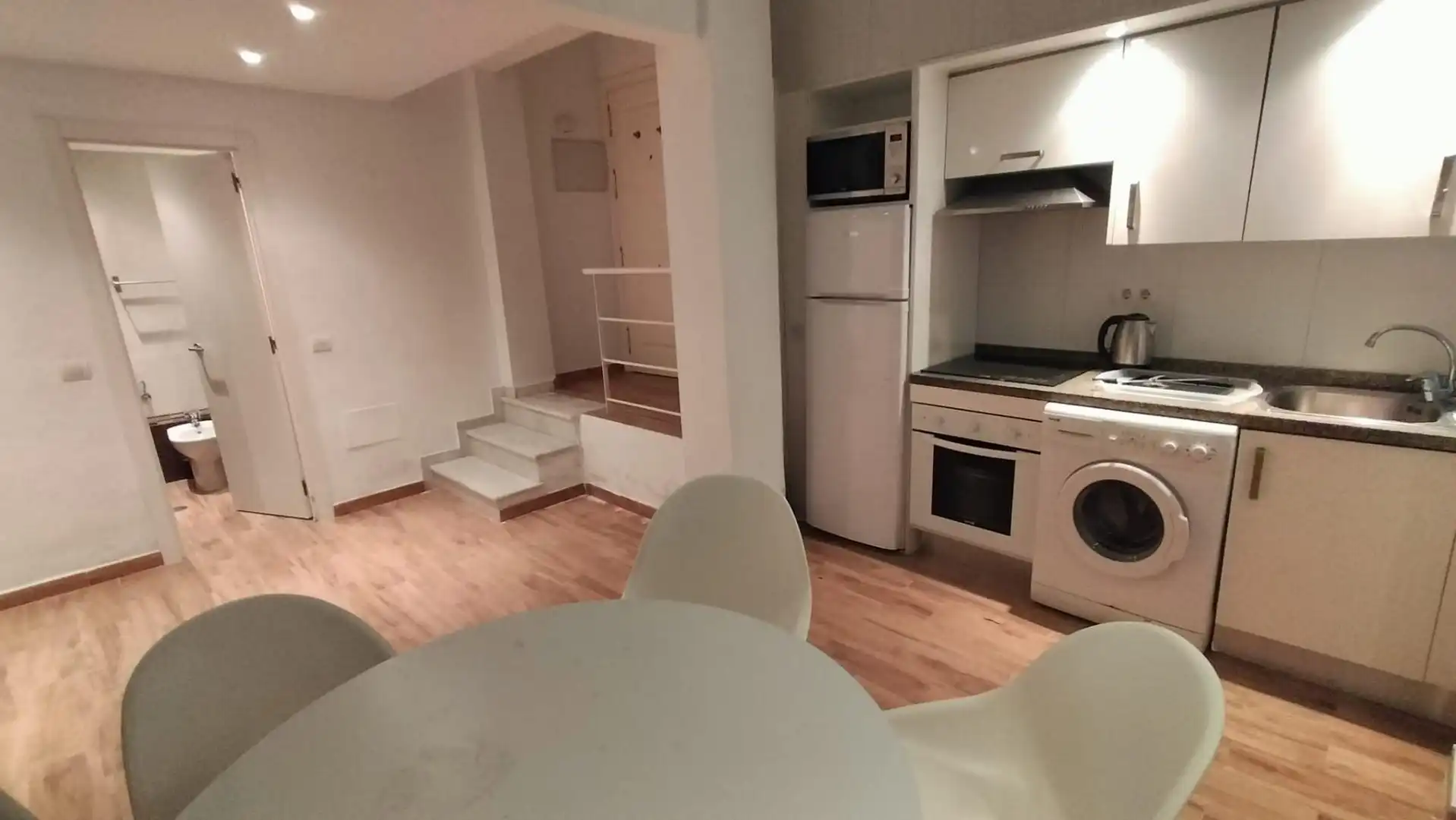 Küche von Wohnung zur Miete in Málaga mit Klimaanlage, Heizung und Möbliert