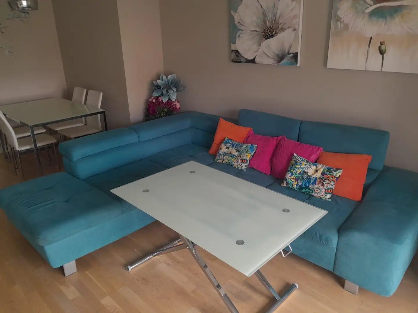 Living room of Flat for sale in Málaga  with Air Conditioner, Private garden and Terrace