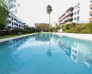 Swimming pool of Flat to rent in Sitges  with Heating, Private garden and Terrace