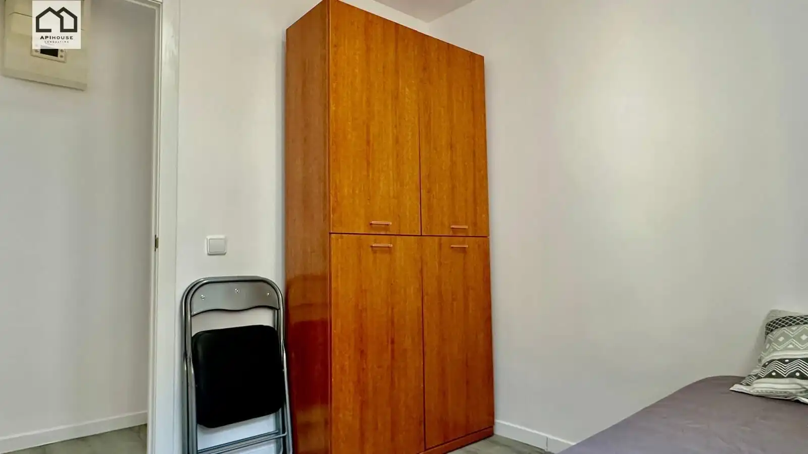 Schlafzimmer von Wohnung zur Miete in Santa Olalla mit Klimaanlage und Heizung