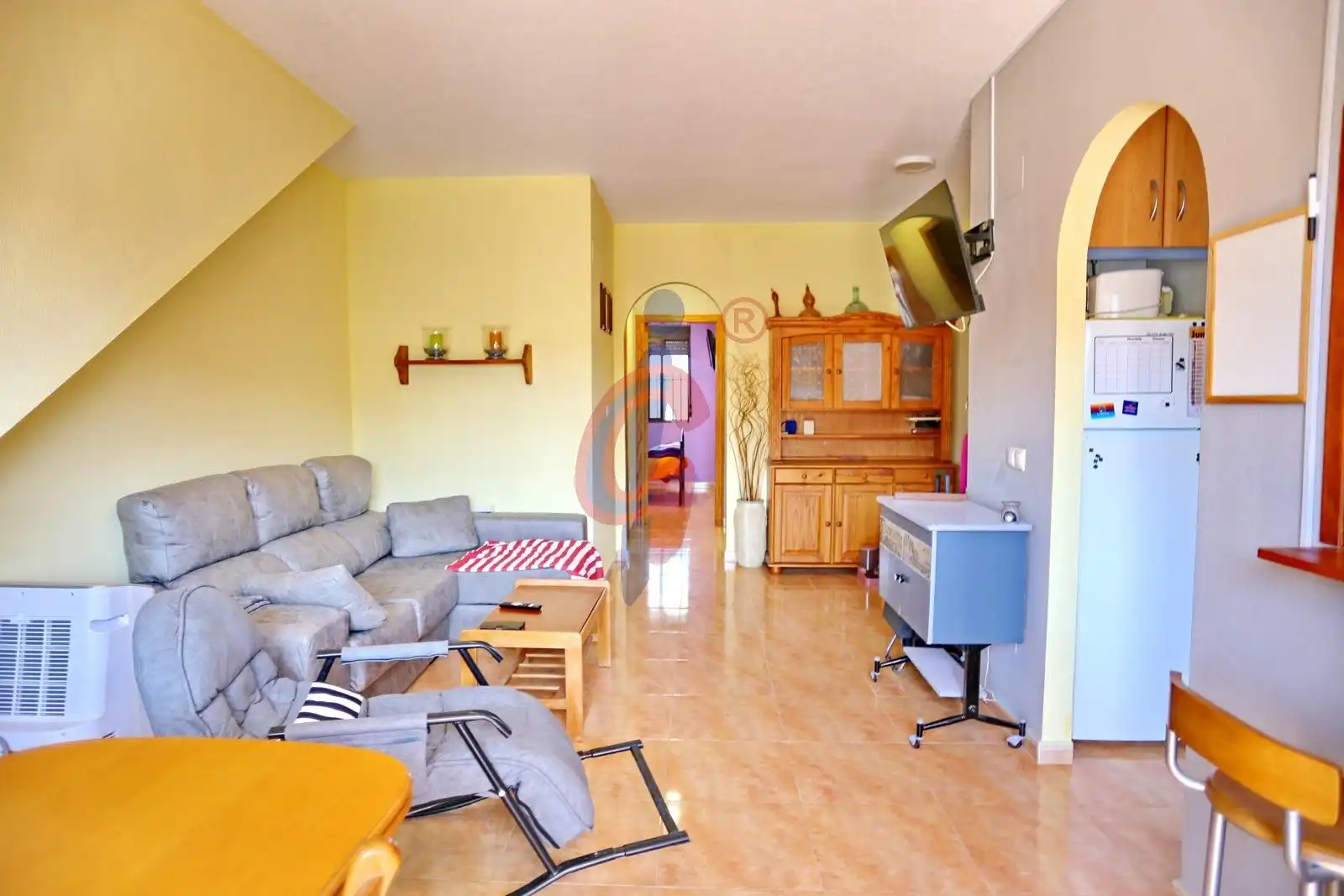 Sala de estar de Planta baja en venta en Daya Nueva con Jardín privado, Terraza y Amueblado