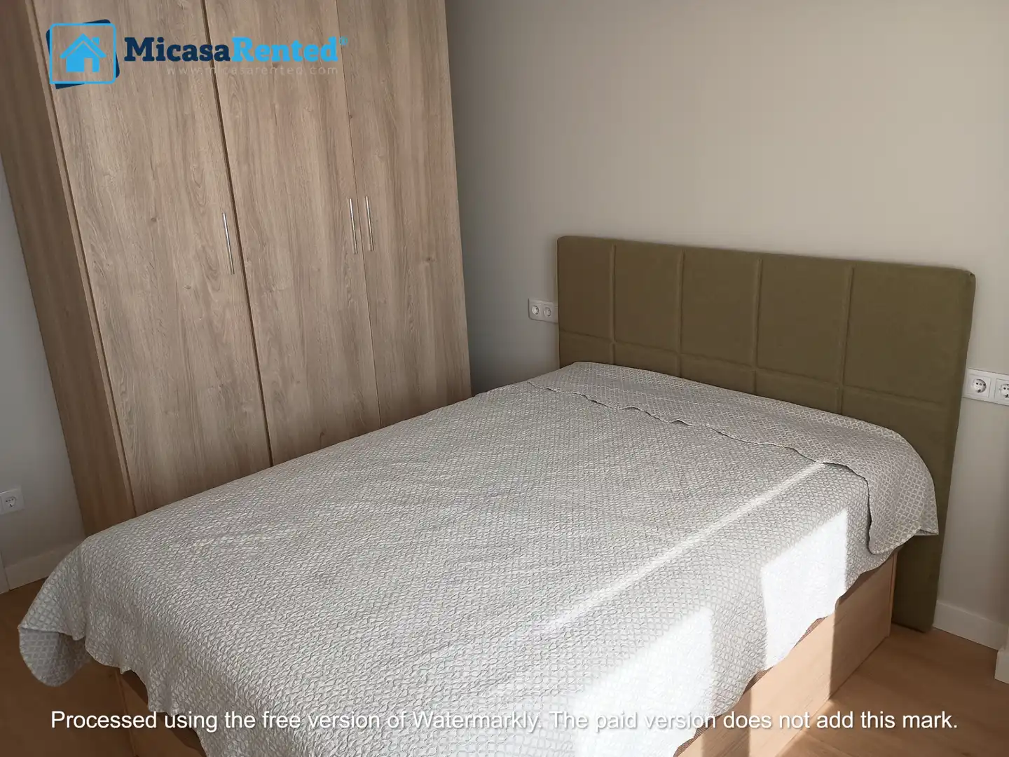 Schlafzimmer von Wohnung zur Miete in Santander mit Heizung, Möbliert und Ofen