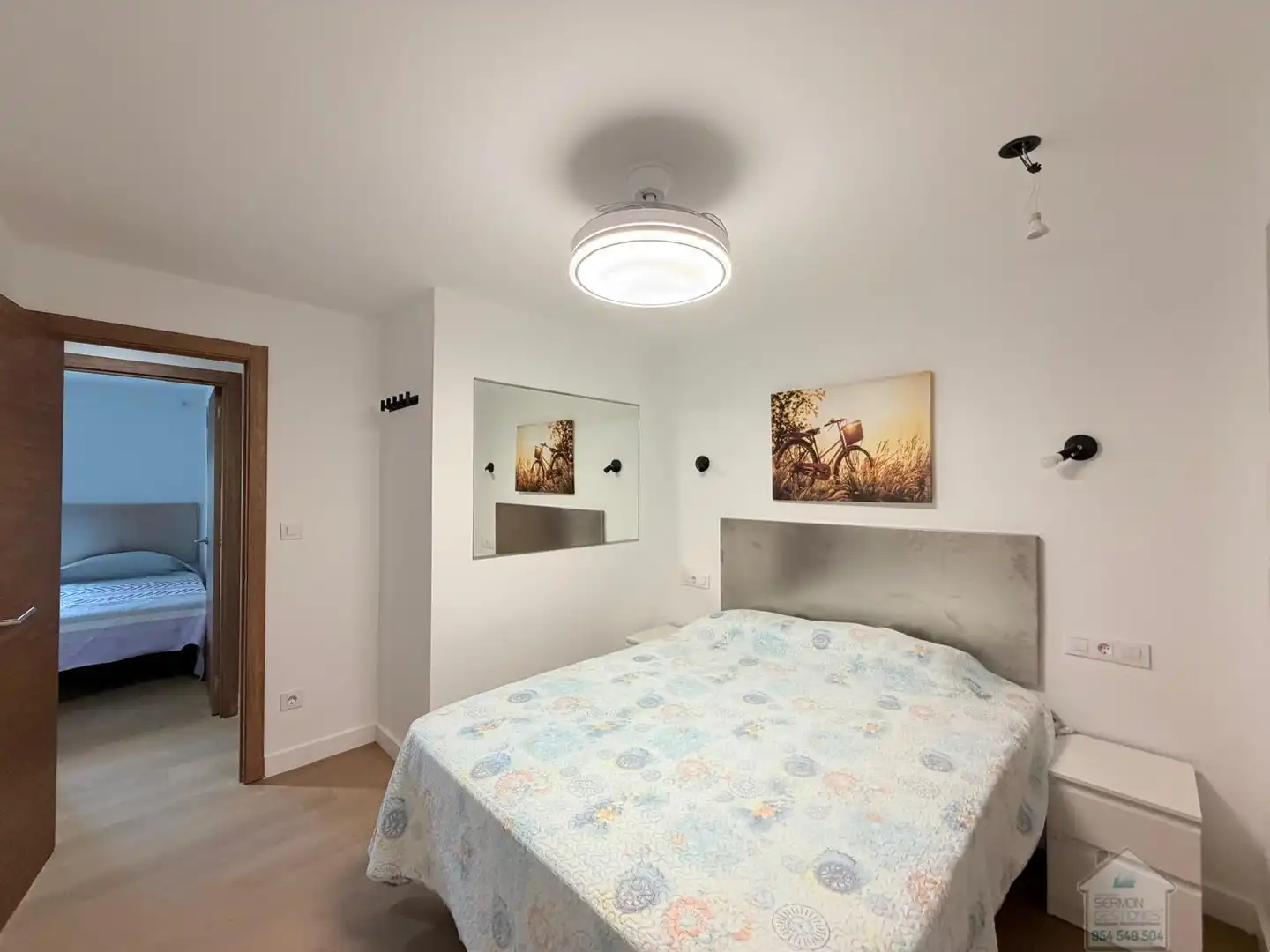 Bedroom of Flat for rent in Sevilla  with Parquet flooring and Furnished