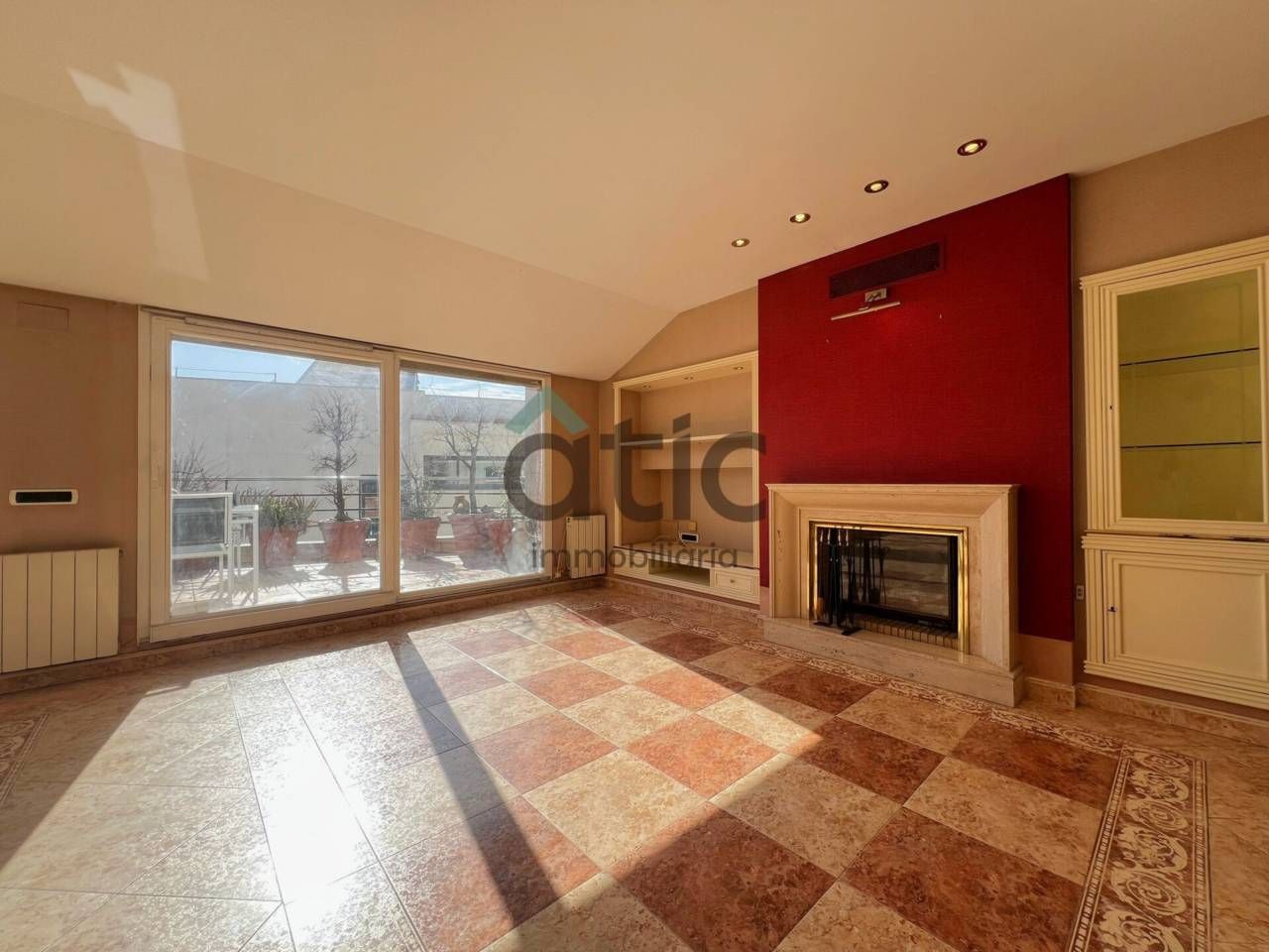 Sala d'estar de Dúplex de lloguer en Manresa amb Aire condicionat, Calefacció i Terrassa