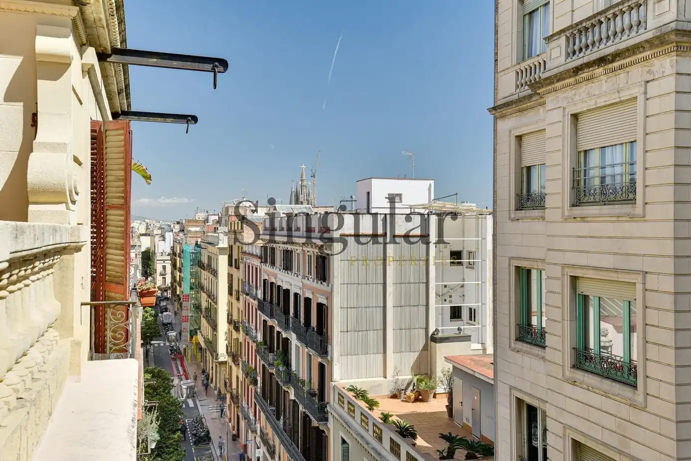 Vista exterior de Pis en venda en Barcelona amb Aire condicionat, Calefacció i Balcó