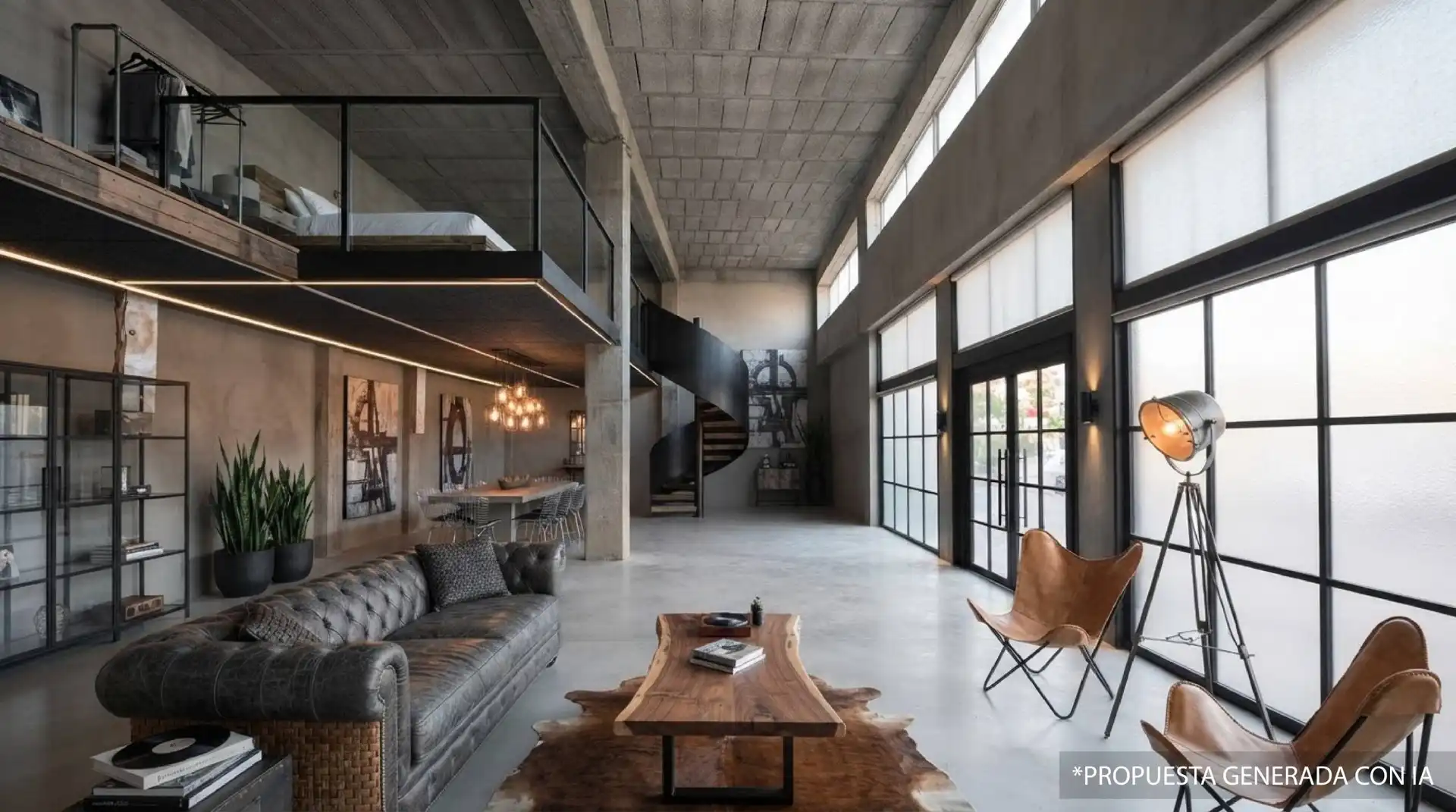 Sala de estar de Loft en venta en Las Palmas de Gran Canaria