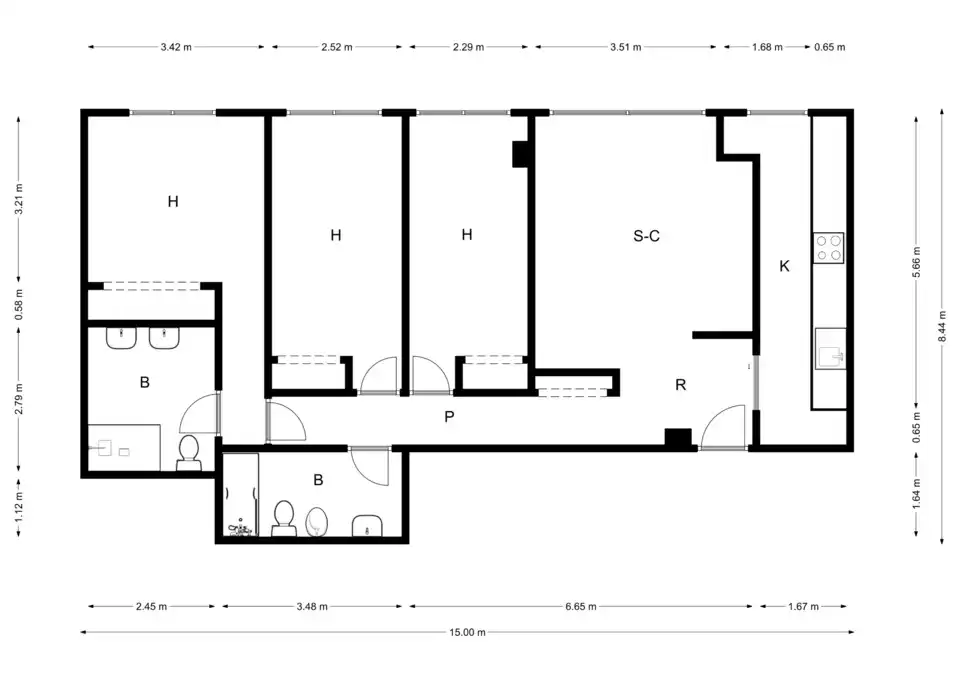 Piso en venta en Alicante / Alacant con Aire acondicionado, Calefacción y Piscina