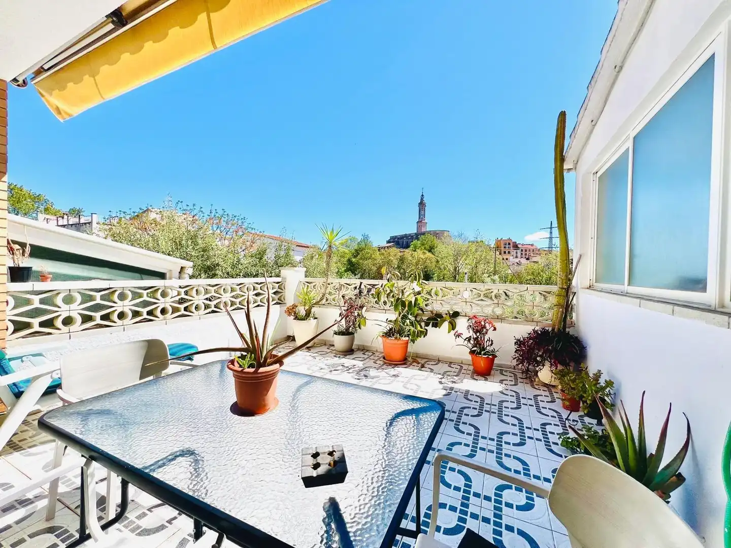 Terraza de Casa adosada en venta en Valls con Aire acondicionado, Calefacción y Jardín privado