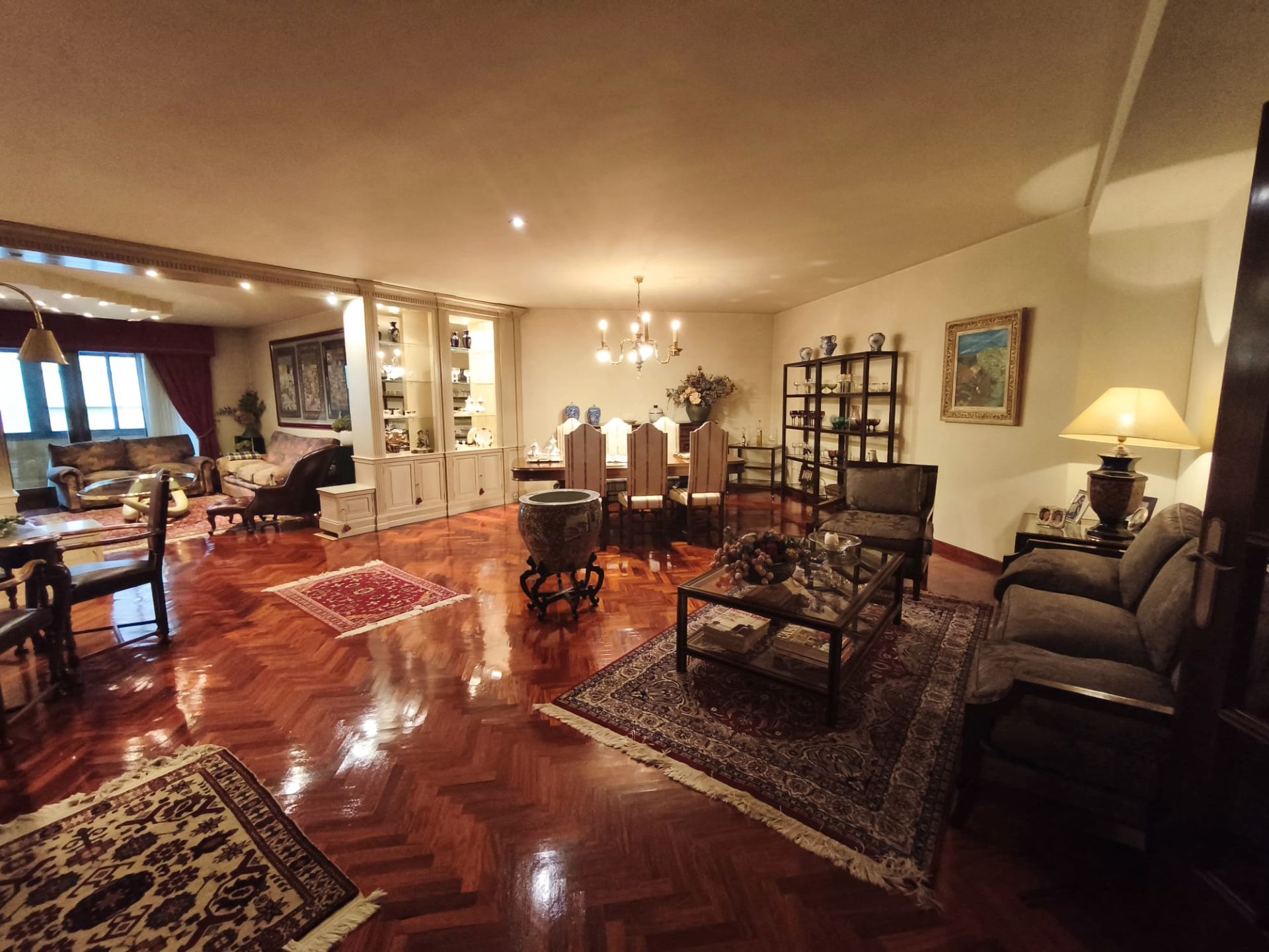 Living room of Flat for sale in Ourense Capital   with Heating, Parquet flooring and Storage room