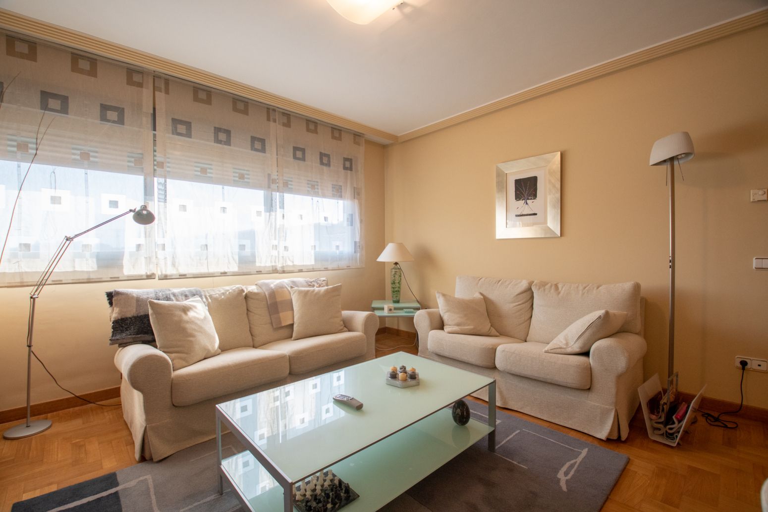 Living room of Flat for sale in Villaviciosa  with Heating and Parquet flooring