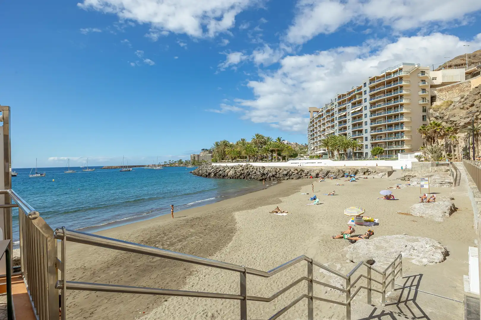 Exterior view of Flat for sale in Mogán  with Furnished