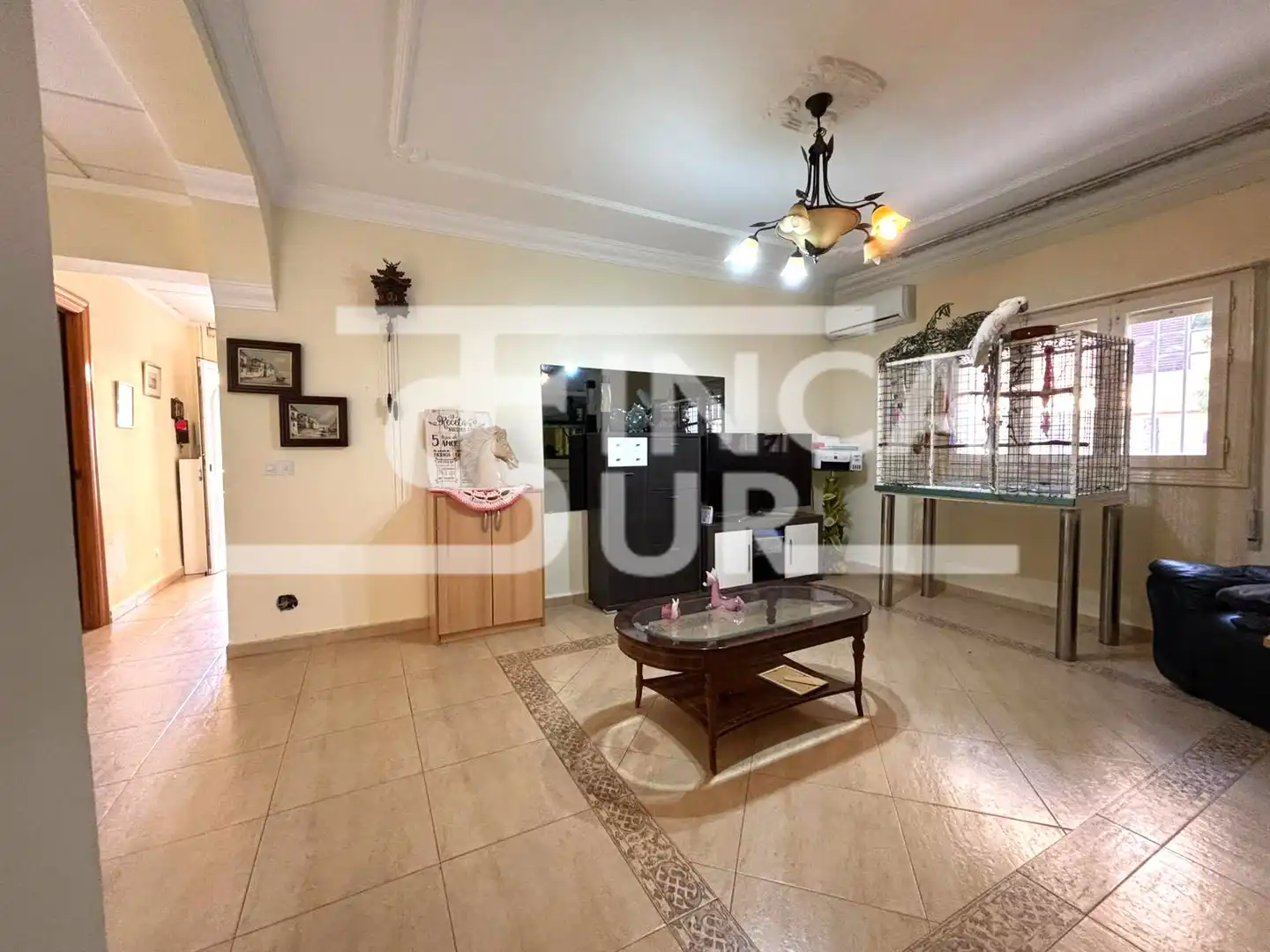 Vista exterior de Casa o chalet en venta en Roquetas de Mar con Aire acondicionado, Jardín privado y Terraza