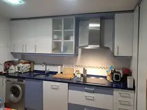 Cocina de Casa adosada en venta en Modúbar de la Emparedada con Calefacción, Jardín privado y Trastero