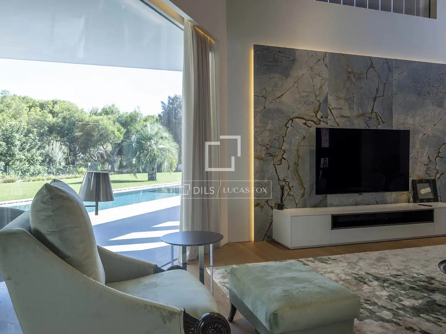 Sala de estar de Casa o chalet en venta en Bétera con Aire acondicionado, Calefacción y Parquet