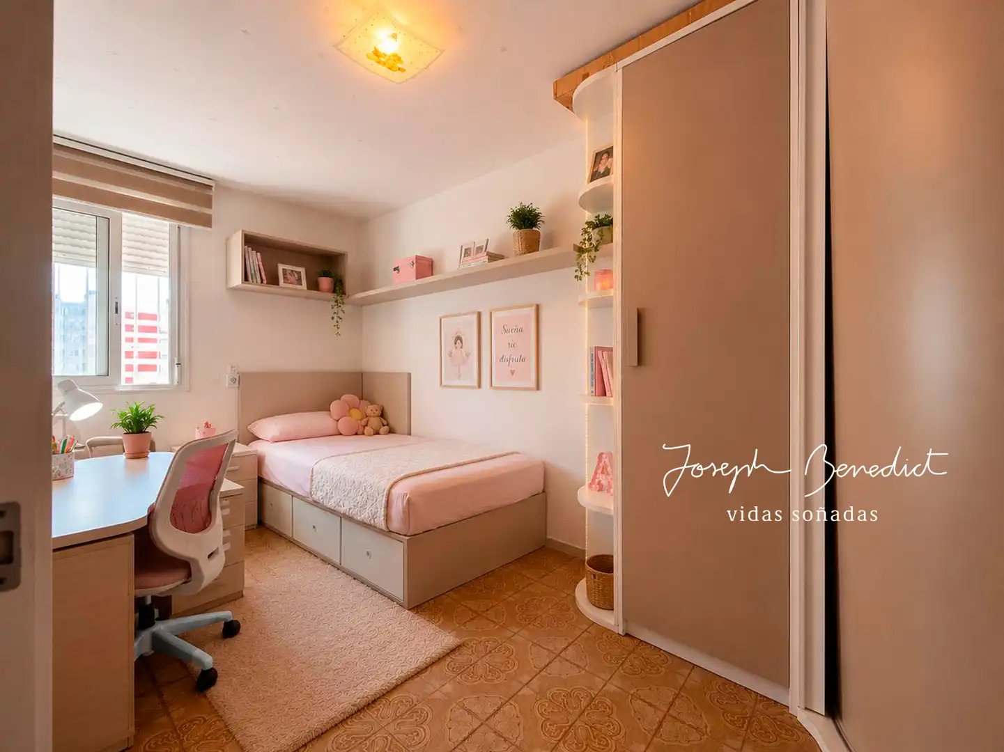 Bedroom of Flat for sale in L'Hospitalet de Llobregat  with Air Conditioner, Heating and Terrace
