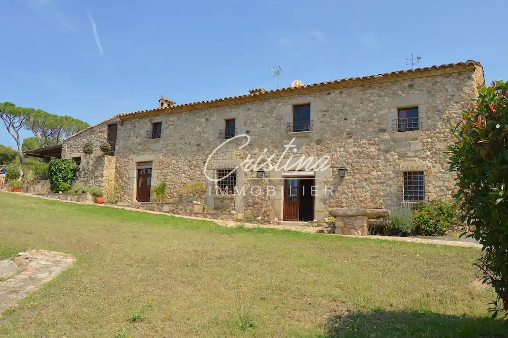 Außenansicht von Country house zum Verkauf in Santa Cristina d'Aro mit Heizung, Privatgarten und Schwimmbad