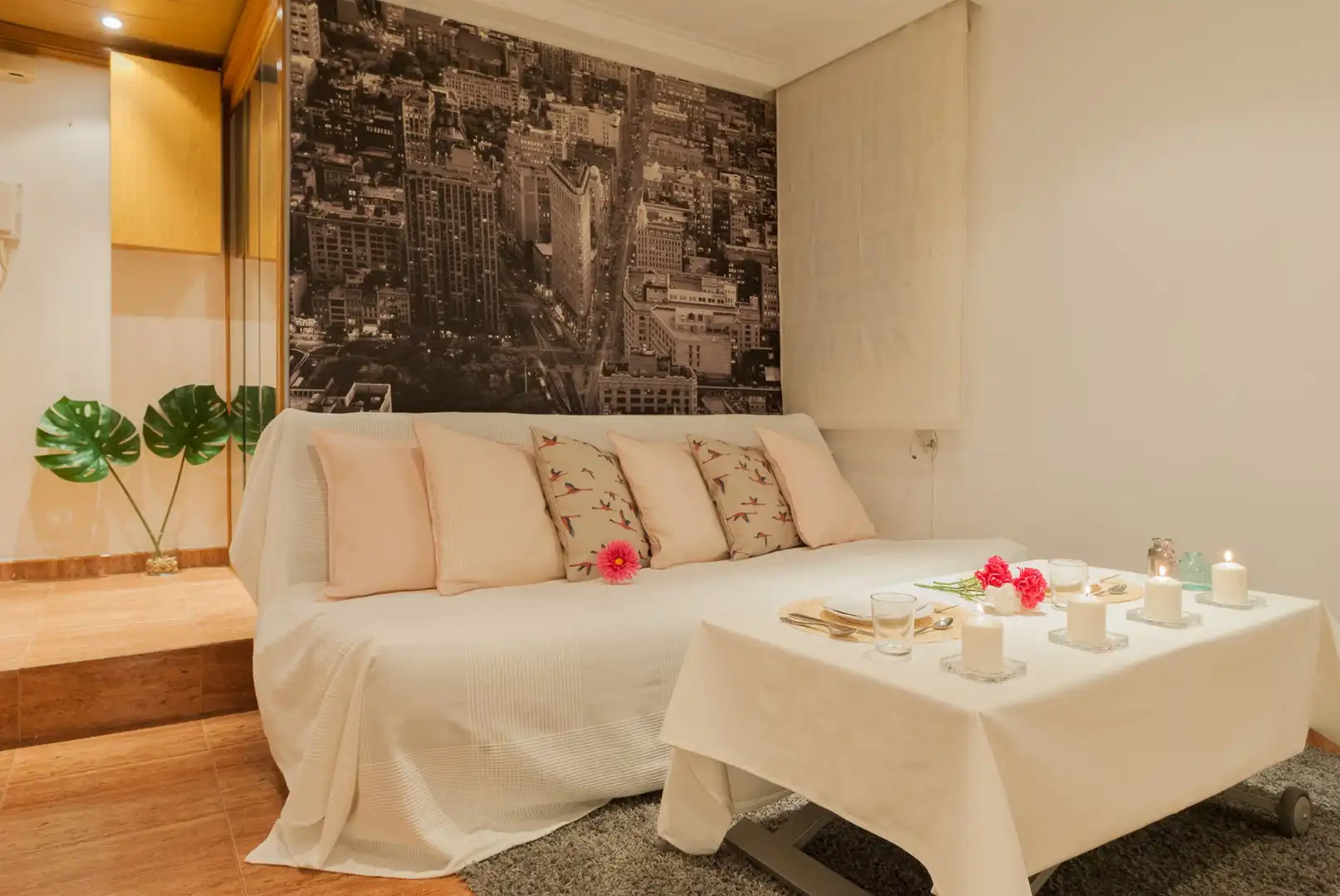 Schlafzimmer von Wohnung zum Verkauf in Barcelona mit Waschmaschine