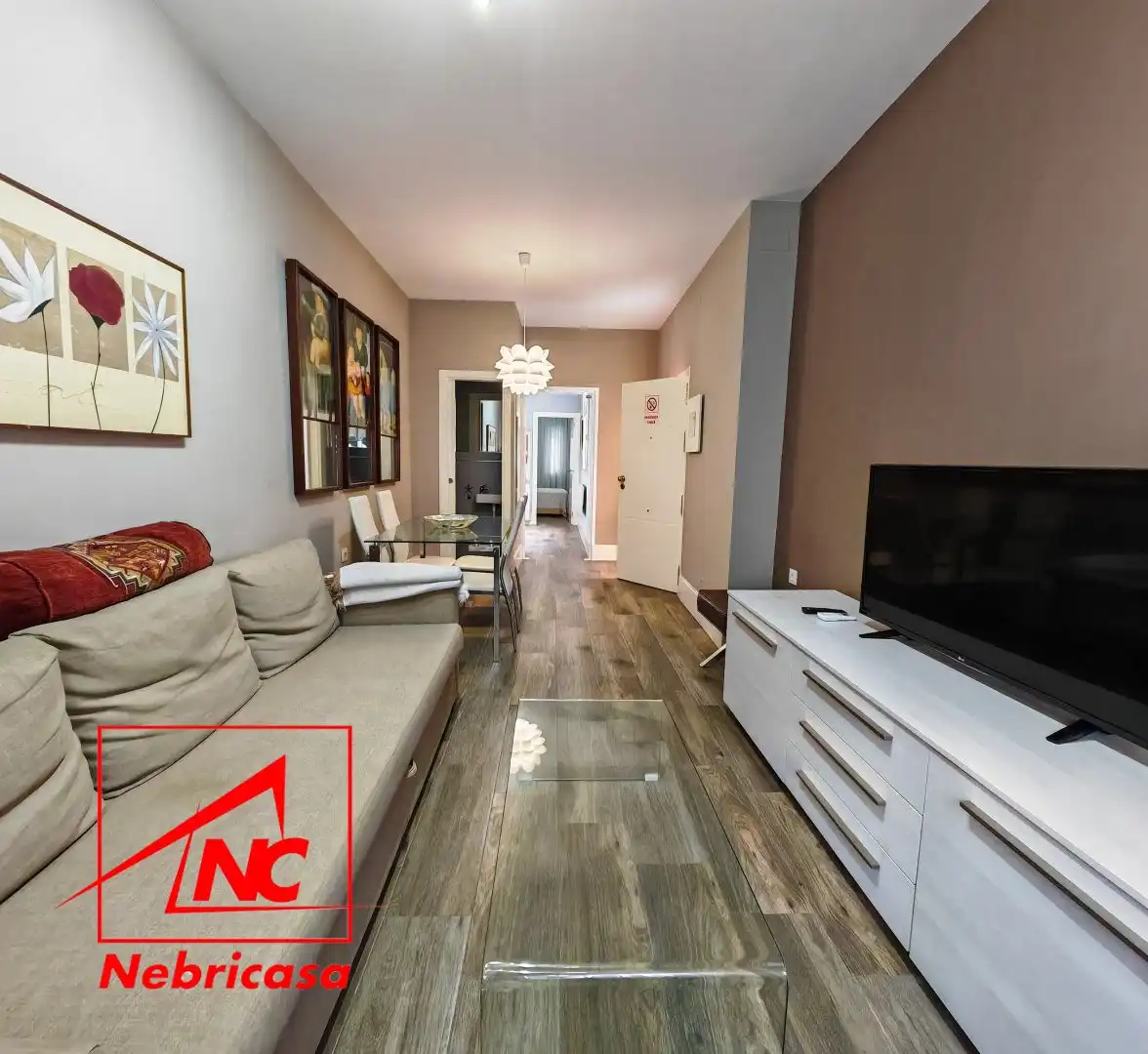 Living room of Flat for sale in Chipiona  with Air Conditioner and Furnished