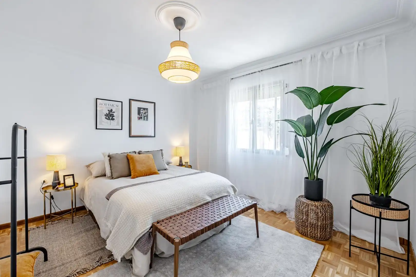 Bedroom of Flat for sale in Madrid  with Air Conditioner, Terrace and Balcony