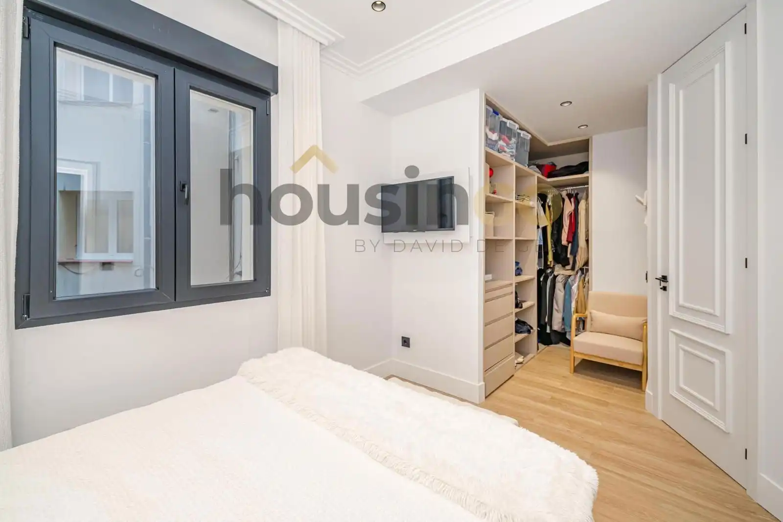 Schlafzimmer von Wohnung zum Verkauf in Madrid mit Heizung, Terrasse und Abstellraum