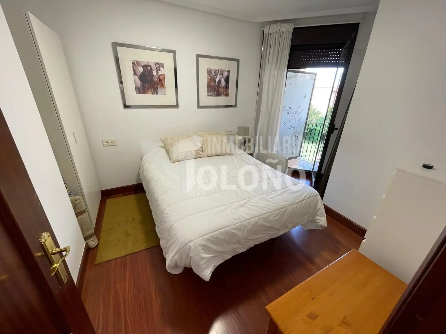 Dormitori de Apartament en venda en Casalarreina amb Calefacció, Parquet i Moblat