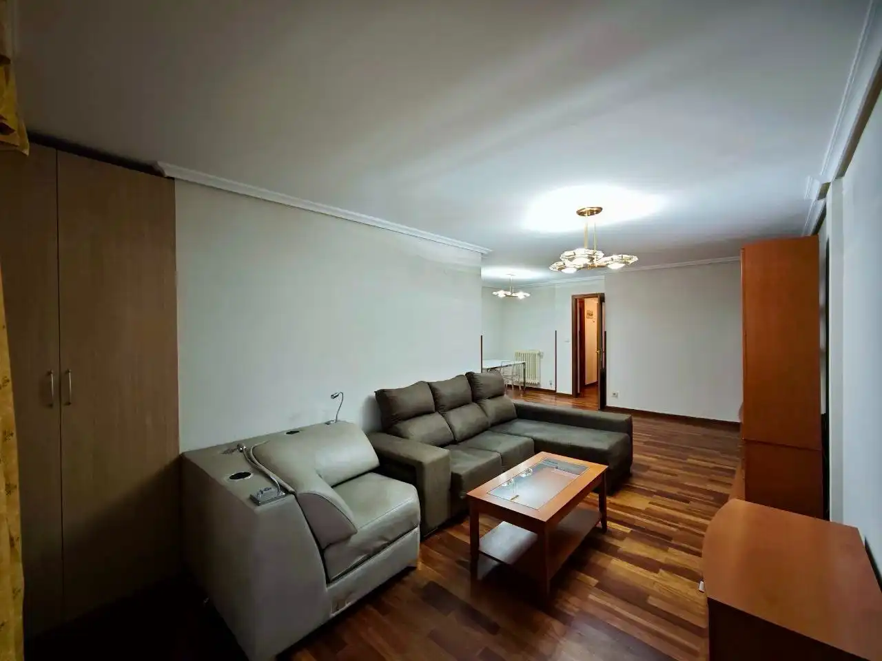 Sala de estar de Piso en venta en Aguilar de Campoo con Calefacción, Amueblado y Horno