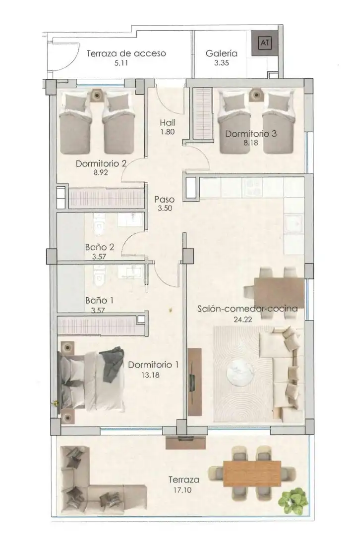 Apartament amb piscina en venda a Santa Pola ciudad, imagen 2