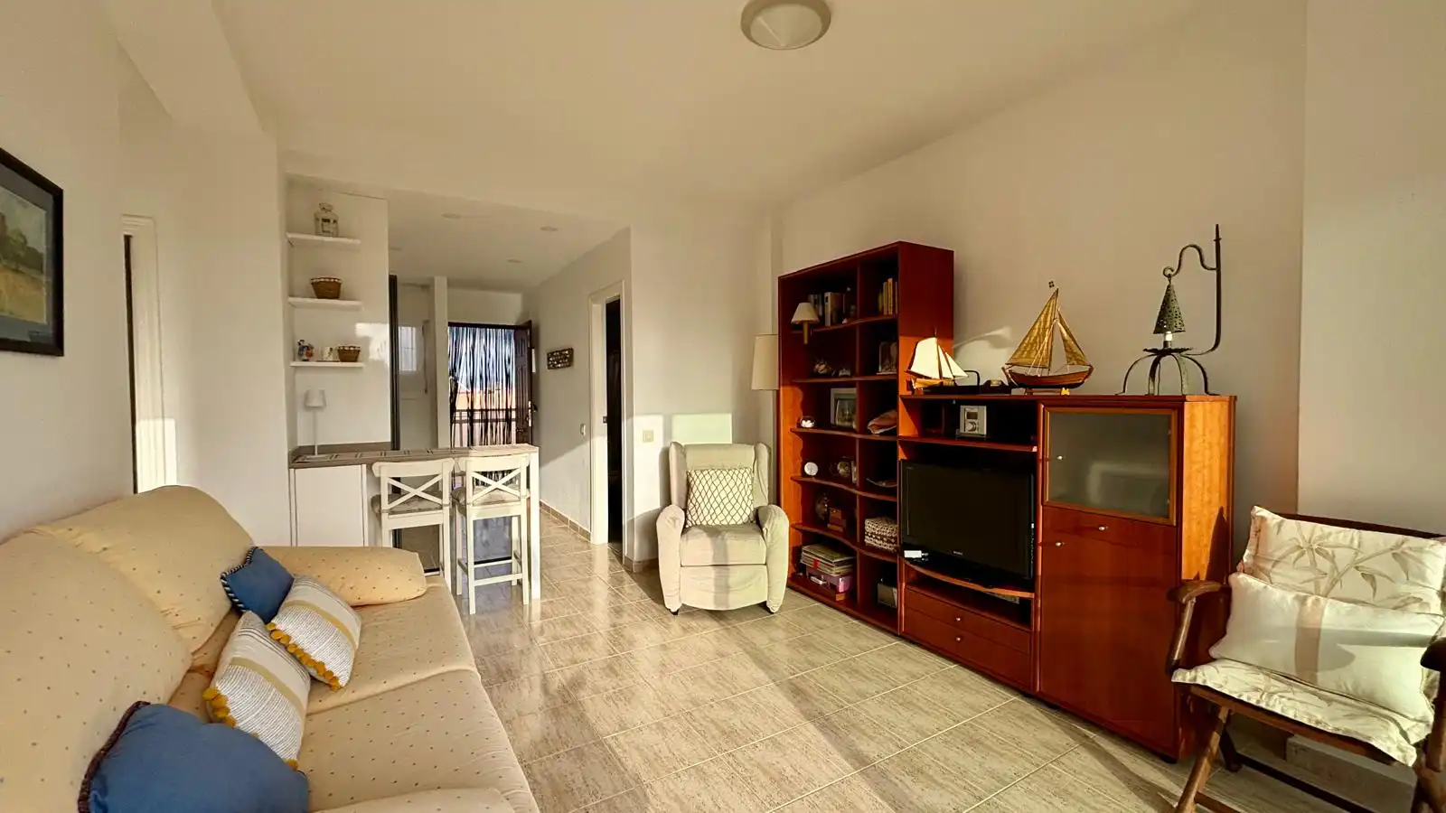 Wohnzimmer von Wohnungen zum Verkauf in Cartagena mit Klimaanlage, Heizung und Terrasse