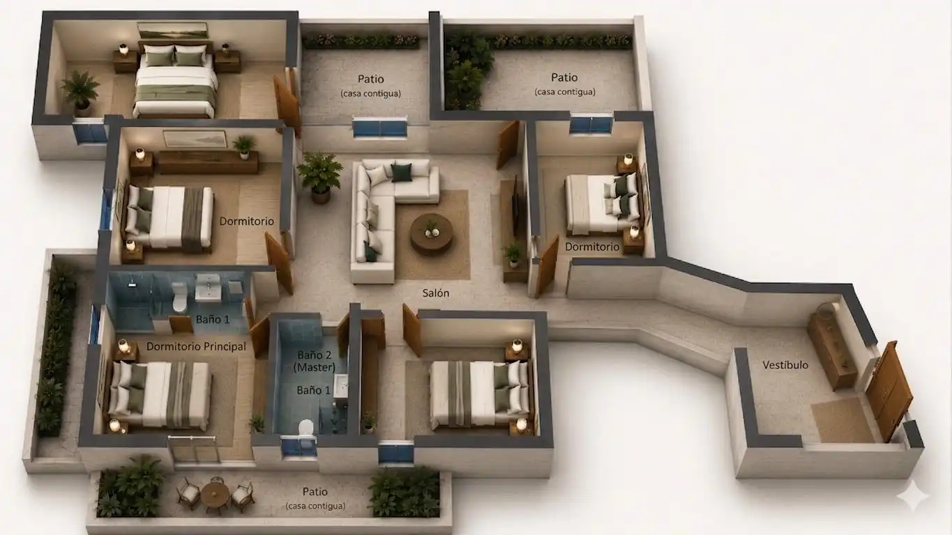 Piso en venta en Madrid con Calefacción