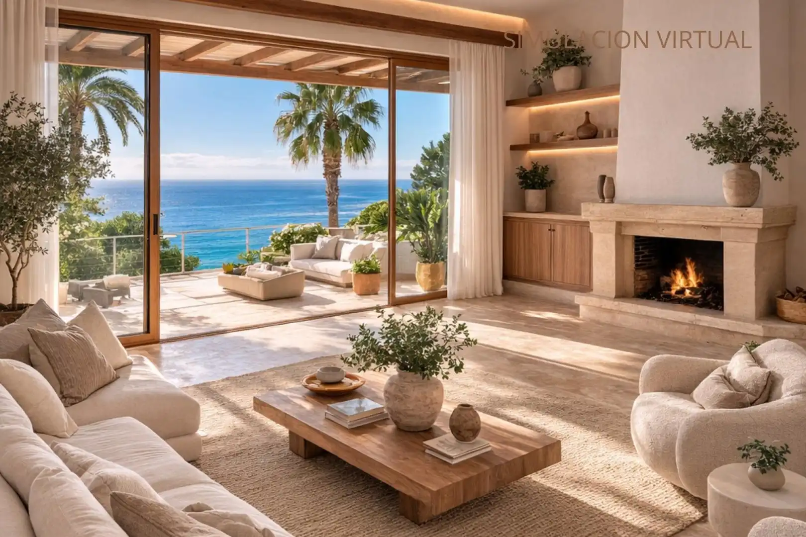 Sala de estar de Casa o chalet en venta en Pulpí con Aire acondicionado, Calefacción y Terraza