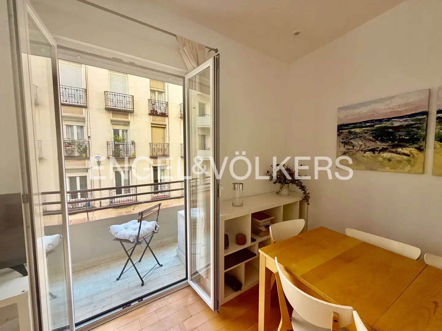 Terrasse von Wohnung zur Miete in Madrid mit Heizung, Möbliert und Balkon