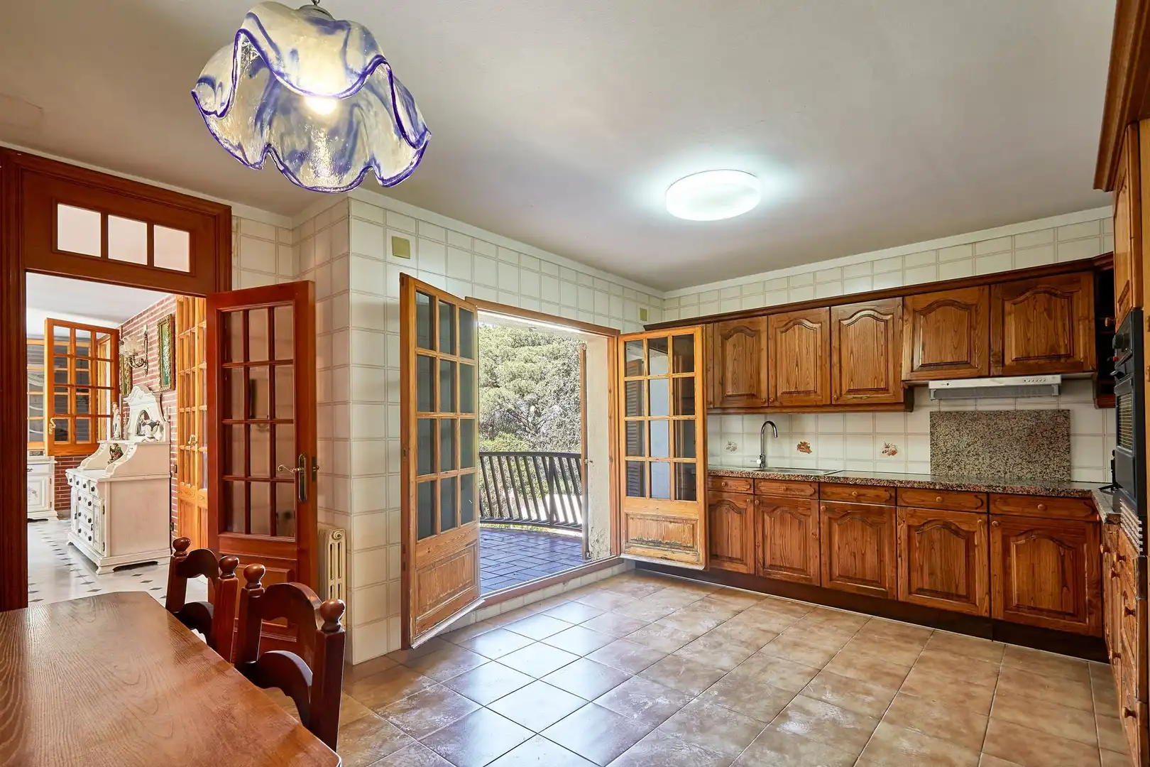 Cocina de Casa o chalet en venta en Sant Fost de Campsentelles con Calefacción, Jardín privado y Terraza