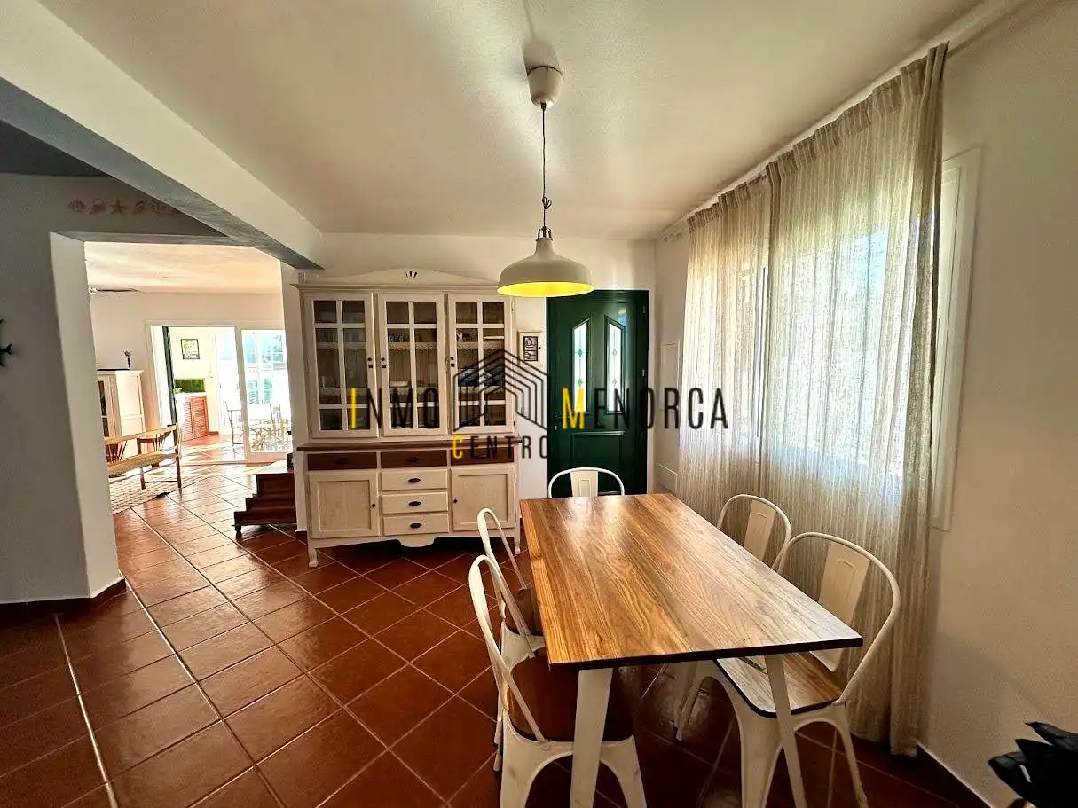 Menjador de Casa o xalet en venda en Es Mercadal amb Aire condicionat, Jardí privat i Terrassa