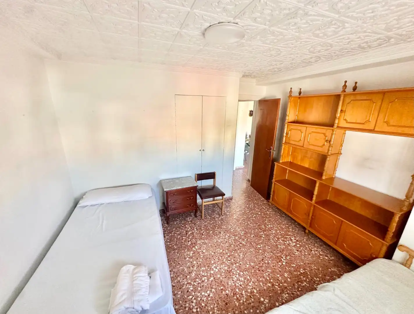 Dormitori de Apartament de lloguer en Cartagena amb Aire condicionat, Moblat i Rentadora